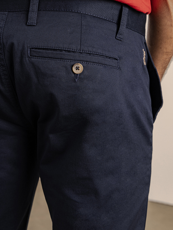 Polo Mens 5 Pocket Navy Trousers | Polo SA