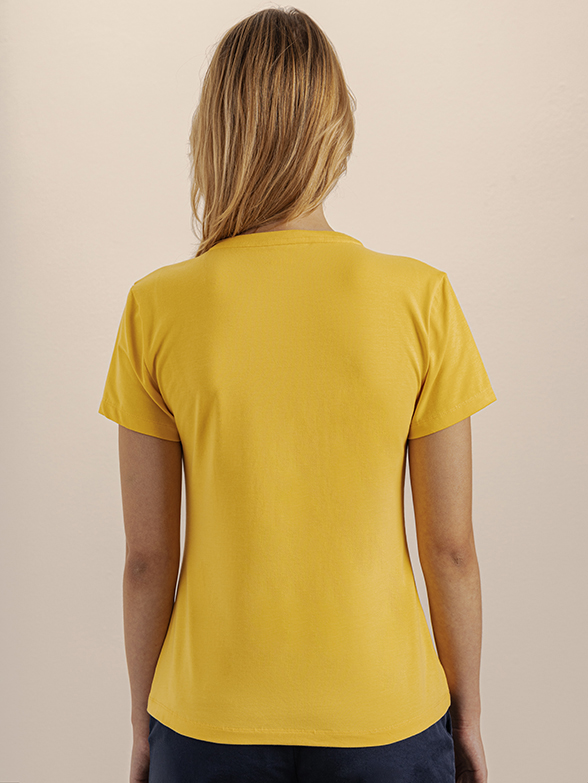 Polo Womens Yellow TShirt Polo SA