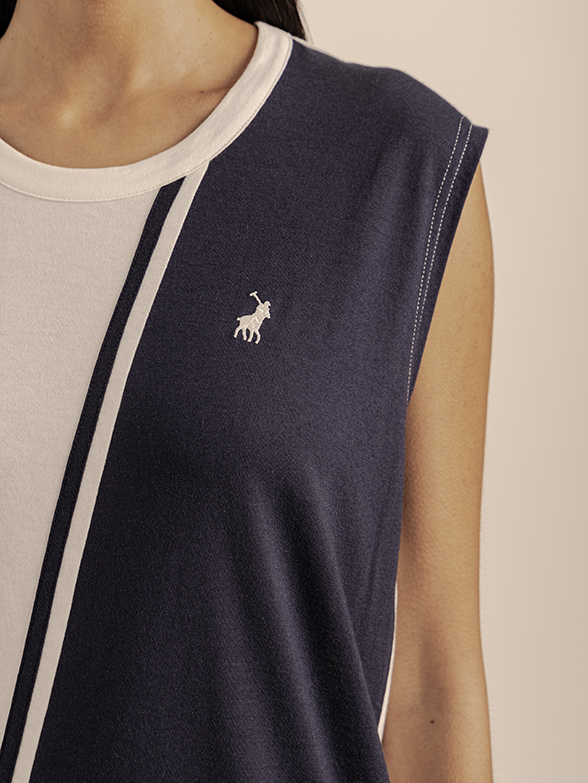 Polo Womens Polo Sport White Sleeveless TShirt Polo SA