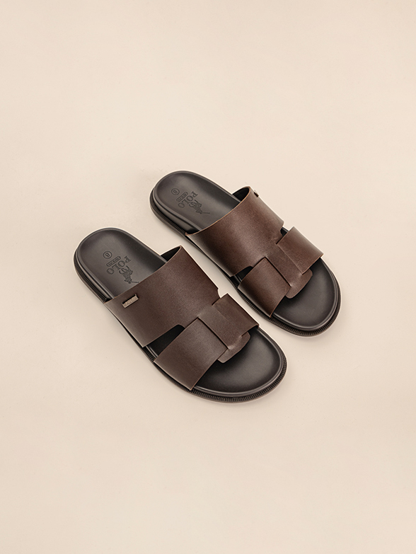 Polo Mens Double Strap Leather Sandal Polo SA