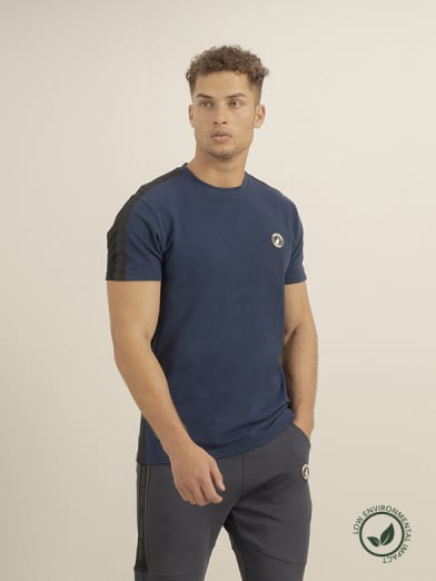 Men’s Sport Short Sleeve Colour Block T-Shirt