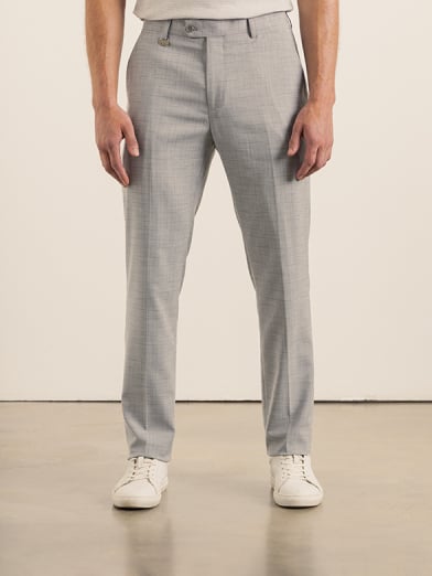 Mens Custom Fit Textured Trouser
