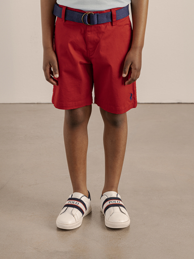 Boys Andrew Belted Chino Short