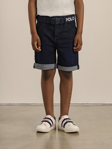 Boys Polo Jeans Co. Belted Denim Short