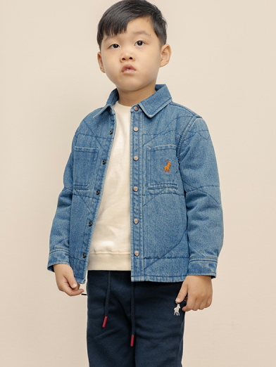 Polo Boys Quilted Denim Jacket