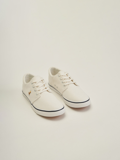 Men’s White Classic Canvas Sneakers