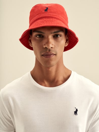 Sydney Twill Red Bucket Hat