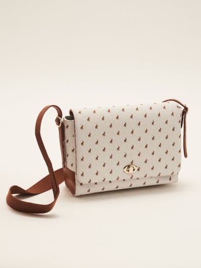 Iconic flap over sling bag