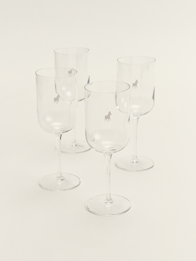 Polo red wine glass set
