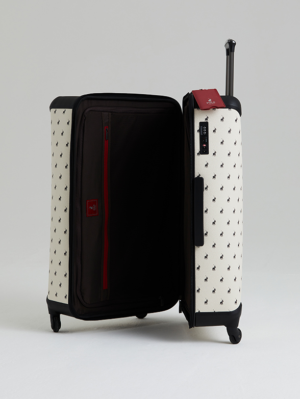 Polo Classic Beige Large Trolley Luggage Polo SA