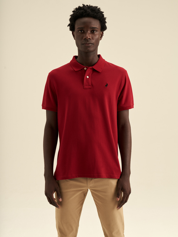 Polo Carter Pique Mens Golfer T-Shirt (front view)