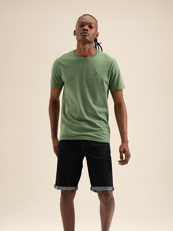 Polo Green Mens Crew Neck T-Shirt | Polo SA